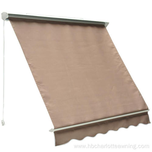 Drop Arm Manual Retractable Awning for Window